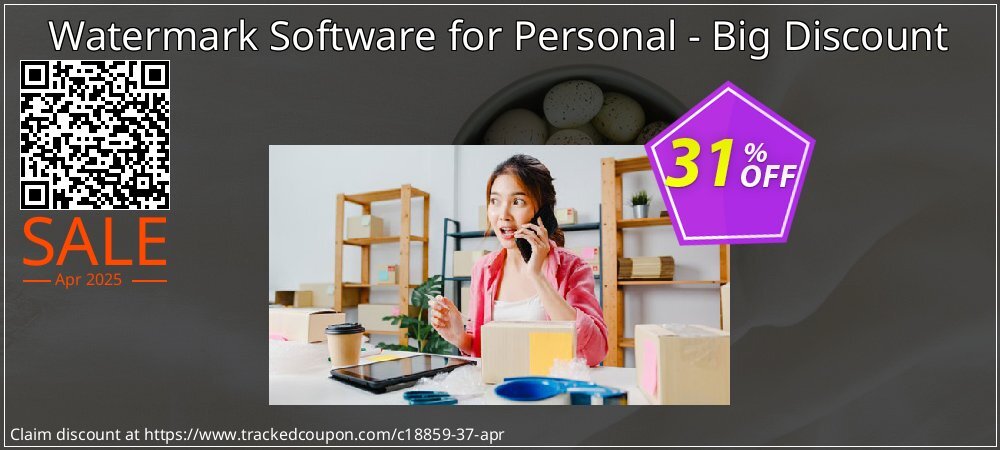 Watermark Software for Personal - Big Discount coupon on National Memo Day promotions