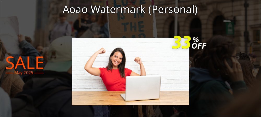 Aoao Watermark - Personal  coupon on World Party Day offer