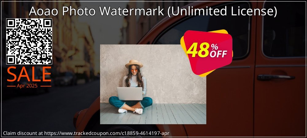 Aoao Photo Watermark - Unlimited License  coupon on April Fools' Day offer