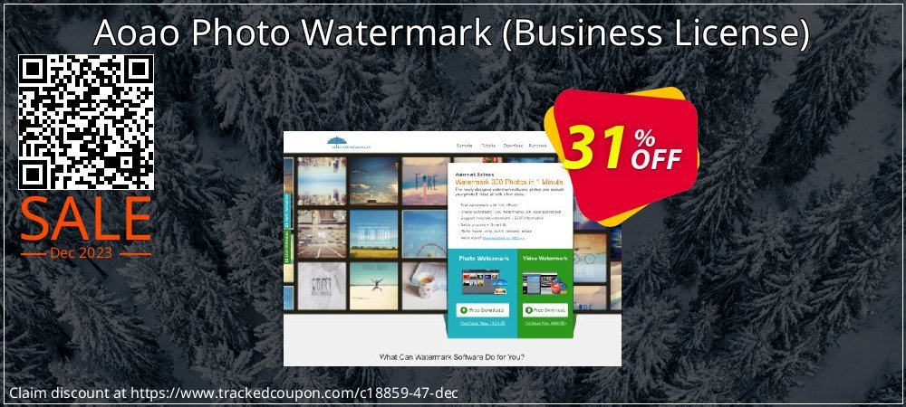 Aoao Photo Watermark - Business License  coupon on National Memo Day sales
