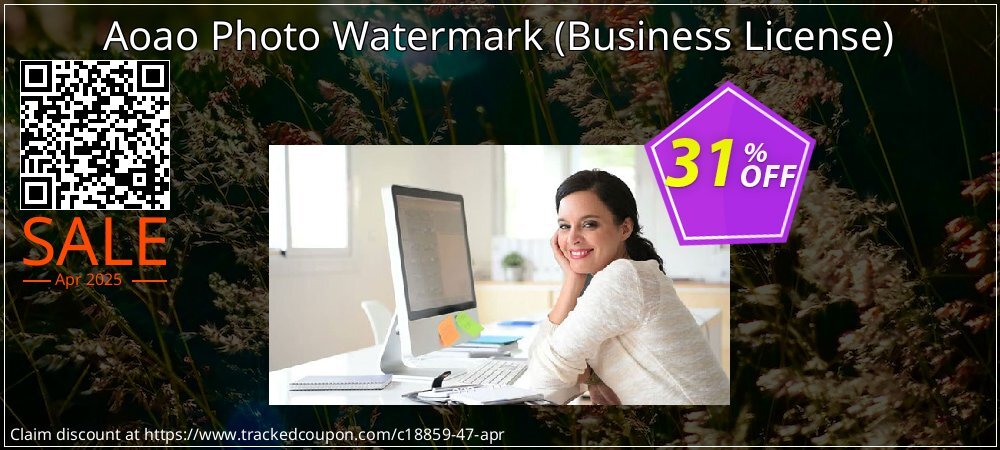 Aoao Photo Watermark - Business License  coupon on Working Day sales