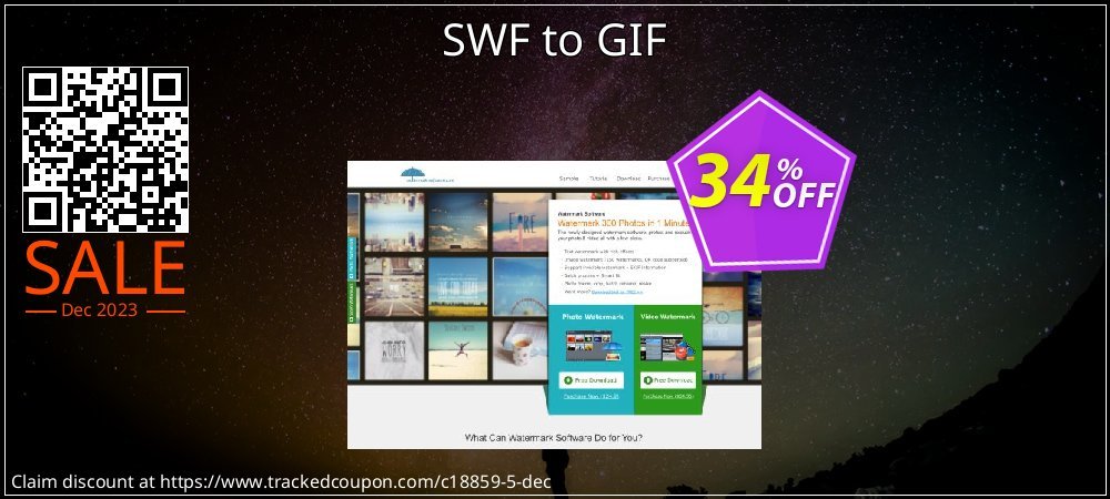 SWF to GIF coupon on National Walking Day offer