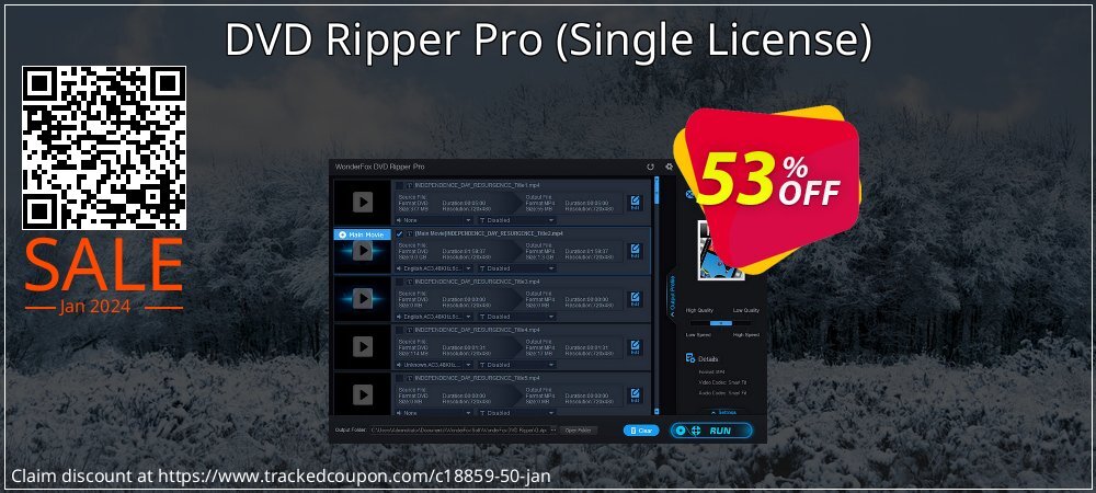 Get 50% OFF DVD Ripper Pro (Single License) offer