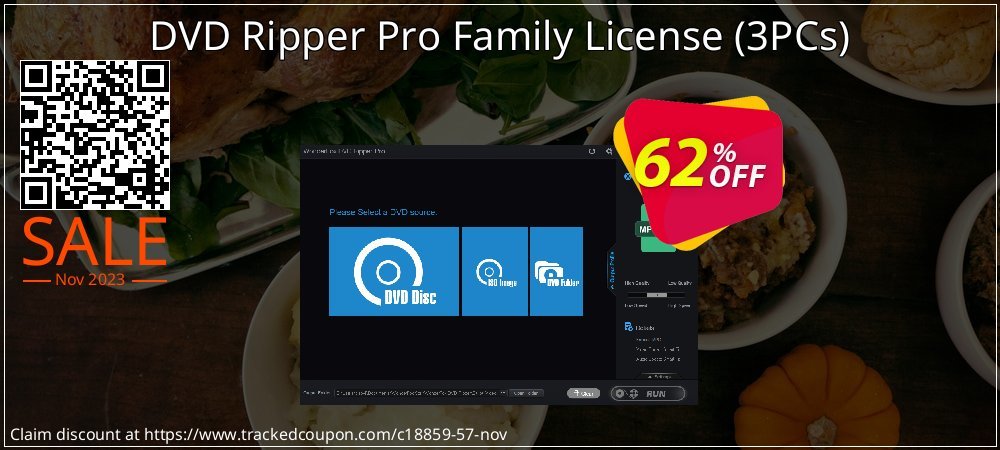 DVD Ripper Pro Family License - 3PCs  coupon on National Memo Day deals