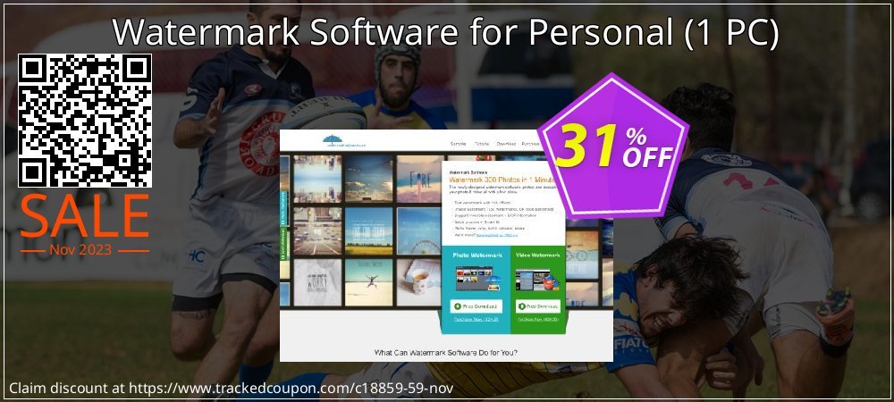 Watermark Software for Personal - 1 PC  coupon on Tell a Lie Day offer