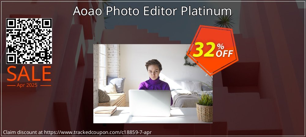 Aoao Photo Editor Platinum coupon on National Memo Day offering sales