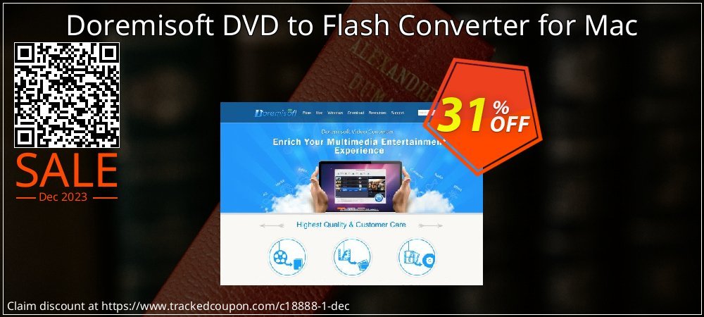Doremisoft DVD to Flash Converter for Mac coupon on World Party Day sales