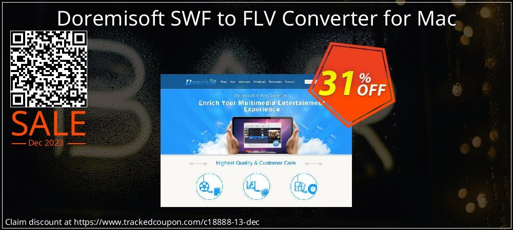 Doremisoft SWF to FLV Converter for Mac coupon on Constitution Memorial Day offering discount