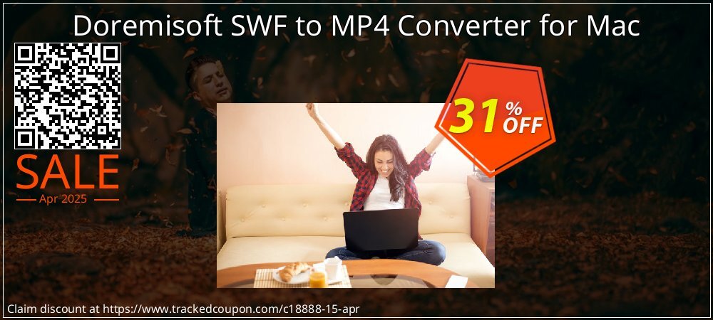 Doremisoft SWF to MP4 Converter for Mac coupon on World Backup Day offering discount