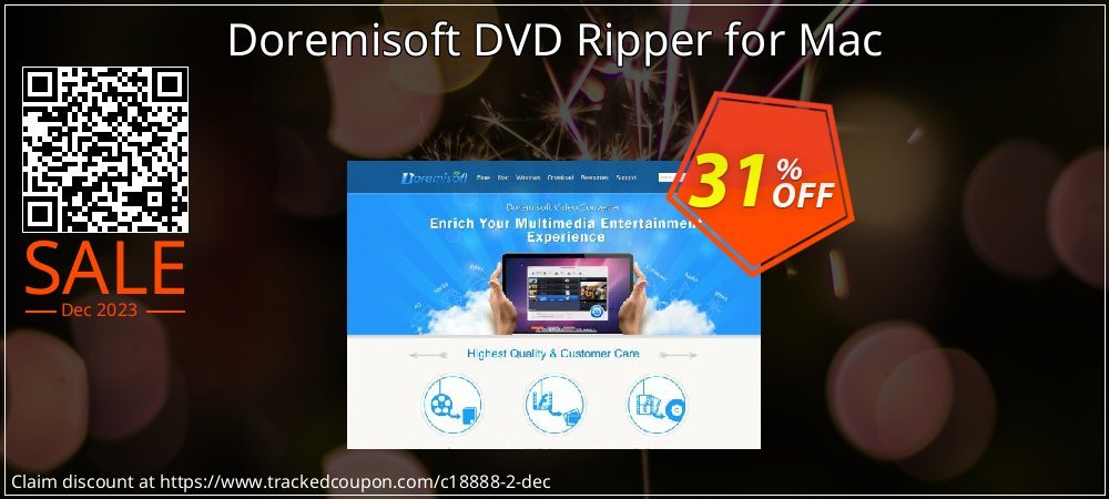 Doremisoft DVD Ripper for Mac coupon on April Fools' Day deals