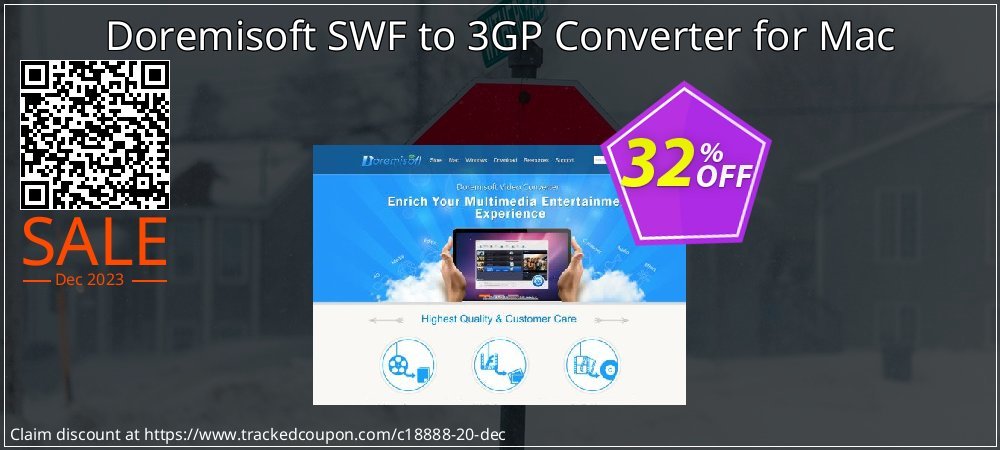 Doremisoft SWF to 3GP Converter for Mac coupon on National Walking Day deals