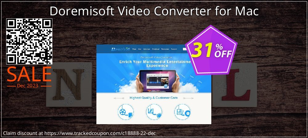 Doremisoft Video Converter for Mac coupon on April Fools Day offer