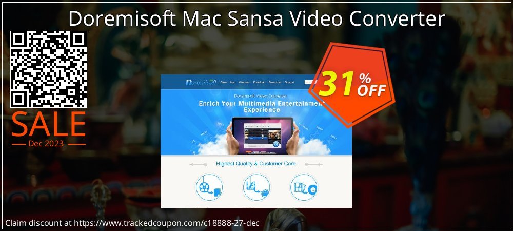 Doremisoft Mac Sansa Video Converter coupon on April Fools' Day promotions