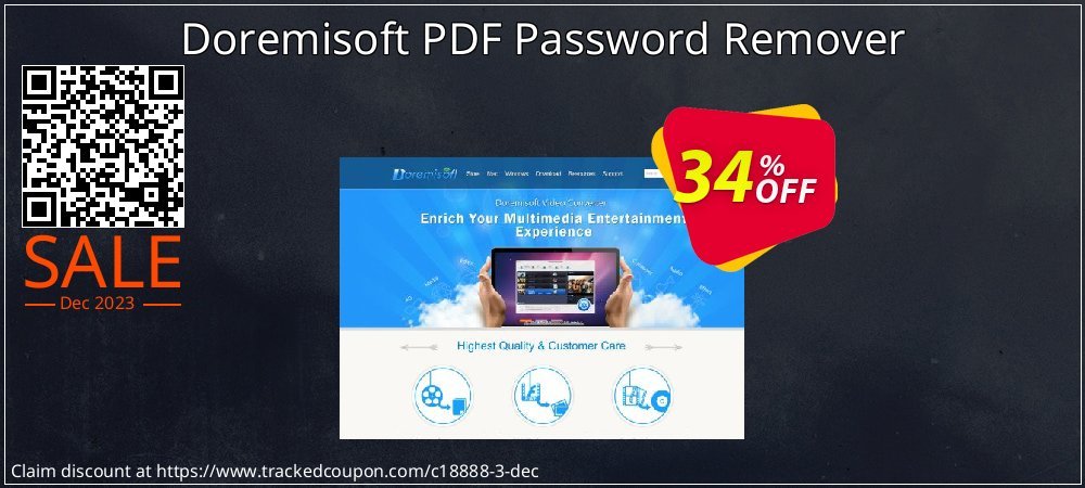 Doremisoft PDF Password Remover coupon on Hug Holiday offering discount