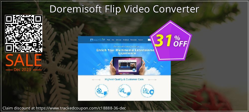 Doremisoft Flip Video Converter coupon on World Party Day promotions