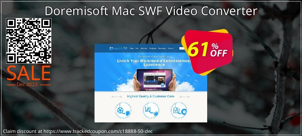 Doremisoft Mac SWF Video Converter coupon on National Walking Day offering discount