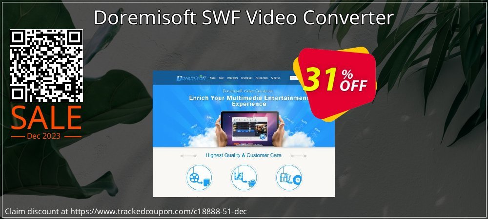 Doremisoft SWF Video Converter coupon on World Party Day offering sales