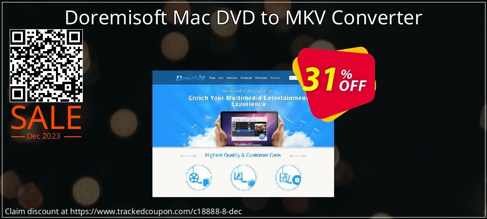 Doremisoft Mac DVD to MKV Converter coupon on Easter Day discounts