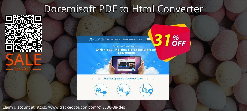 Doremisoft PDF to Html Converter coupon on Easter Day super sale