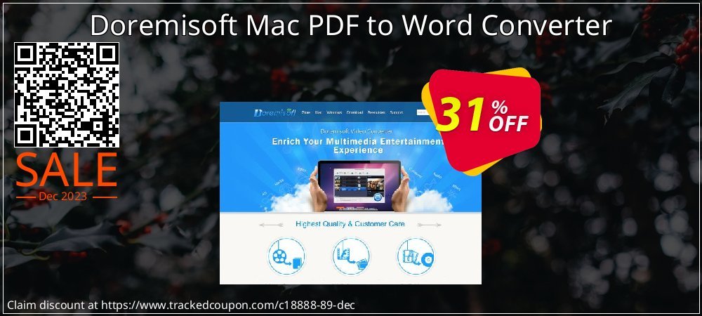 Doremisoft Mac PDF to Word Converter coupon on World Password Day promotions