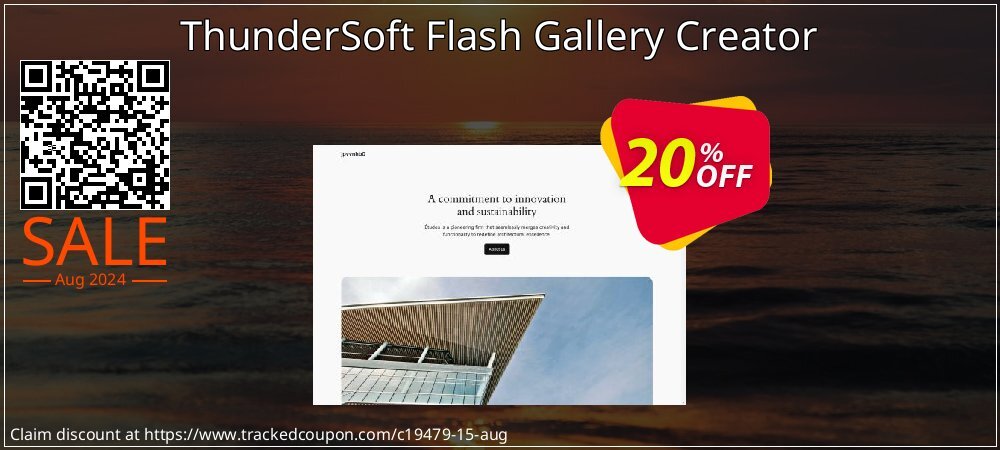 Get 20% OFF ThunderSoft Flash Gallery Creator promo