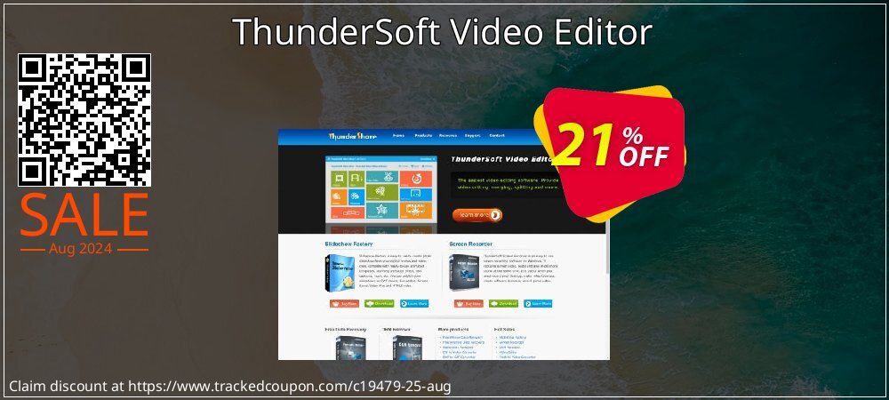 ThunderSoft Video Editor coupon on National Walking Day discount