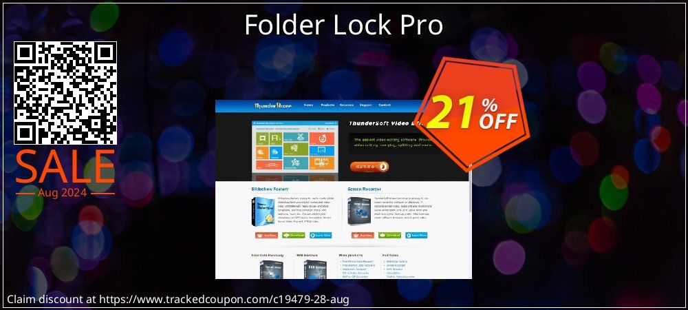 Folder Lock Pro coupon on World Smile Day discount