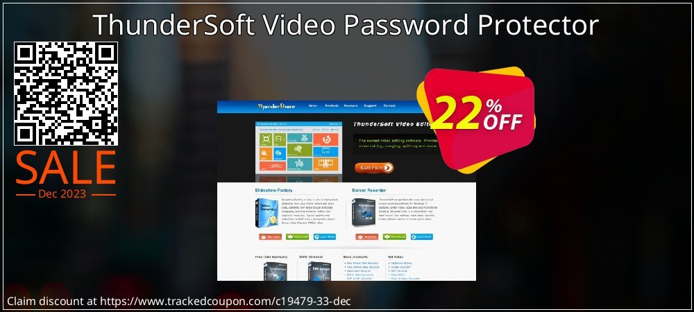Get 20% OFF ThunderSoft Video Password Protector offering sales