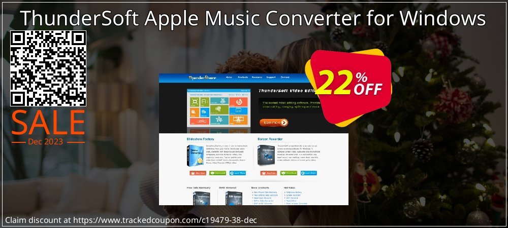 ThunderSoft Apple Music Converter for Windows coupon on Easter Day discounts