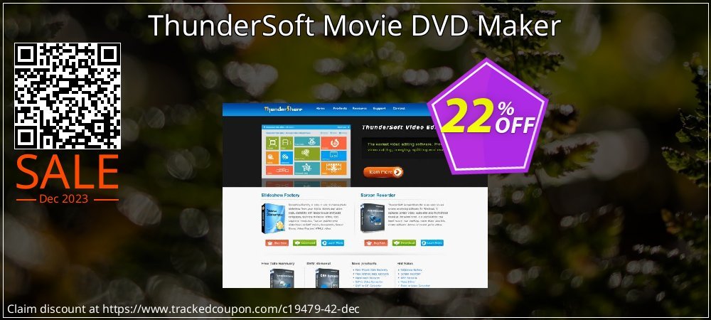 ThunderSoft Movie DVD Maker coupon on Working Day discount