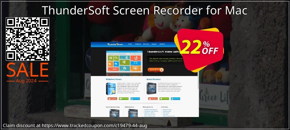 ThunderSoft Screen Recorder for Mac coupon on April Fools' Day discount