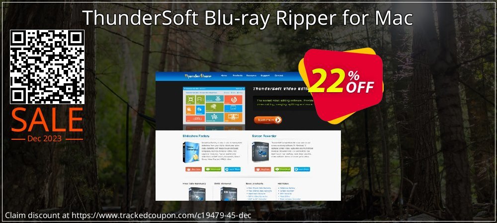 ThunderSoft Blu-ray Ripper for Mac coupon on National Walking Day offering sales