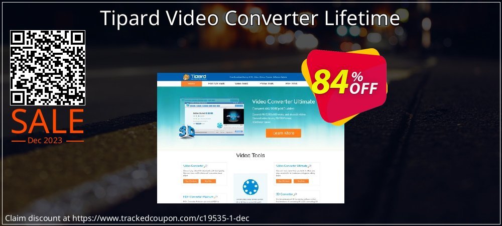 Tipard Video Converter Lifetime coupon on Lover's Day super sale