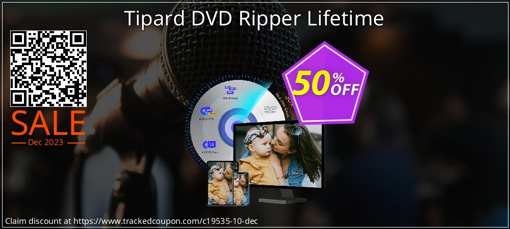 Tipard DVD Ripper Lifetime coupon on World Backup Day discounts