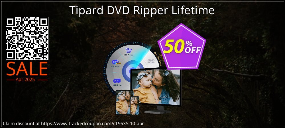 Tipard DVD Ripper Lifetime coupon on World Backup Day discounts