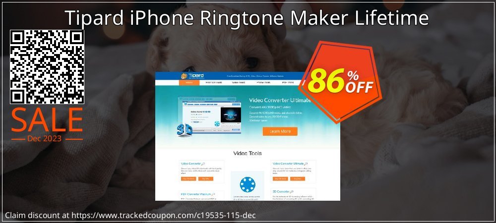 Tipard iPhone Ringtone Maker Lifetime coupon on National Walking Day offering sales