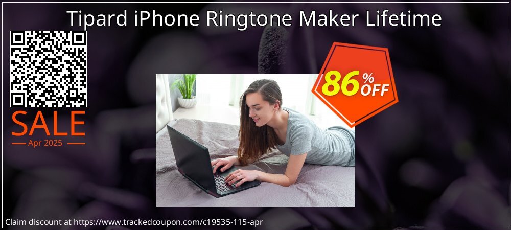 Tipard iPhone Ringtone Maker Lifetime coupon on National Walking Day offering sales