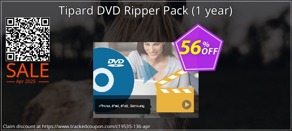 Tipard DVD Ripper Pack - 1 year  coupon on World Party Day promotions