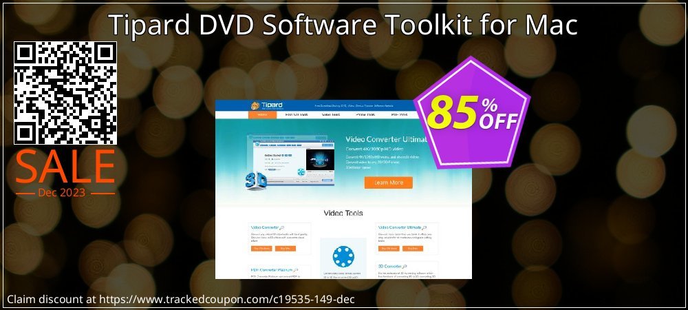 Tipard DVD Software Toolkit for Mac coupon on National Smile Day offering discount