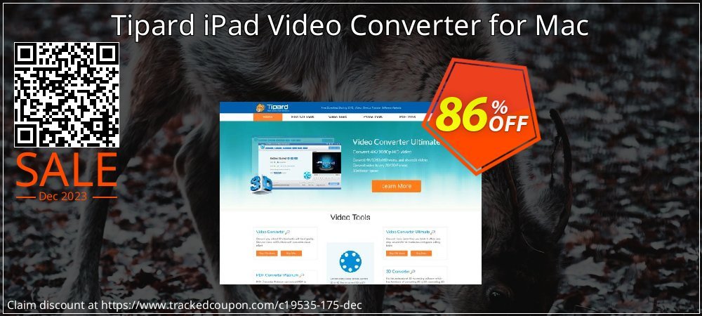 Tipard iPad Video Converter for Mac coupon on Cyber Monday sales