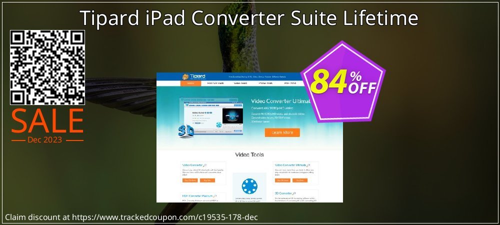 Tipard iPad Converter Suite Lifetime coupon on Constitution Memorial Day super sale
