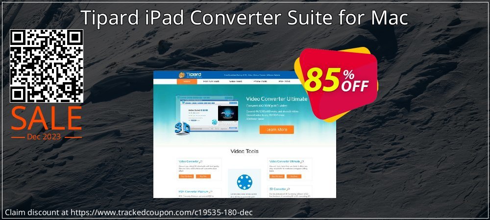 Tipard iPad Converter Suite for Mac coupon on National Walking Day discounts