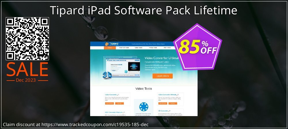 Tipard iPad Software Pack Lifetime coupon on National Walking Day discount