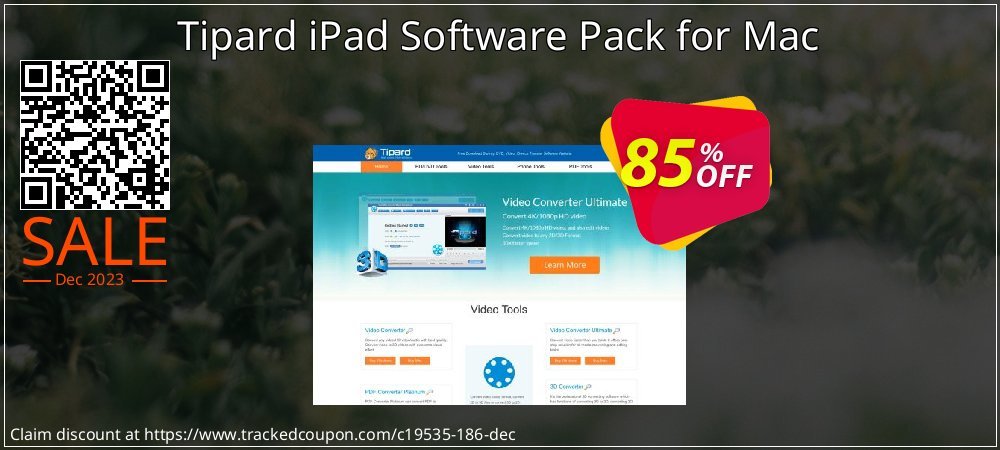 Tipard iPad Software Pack for Mac coupon on World Party Day offering discount