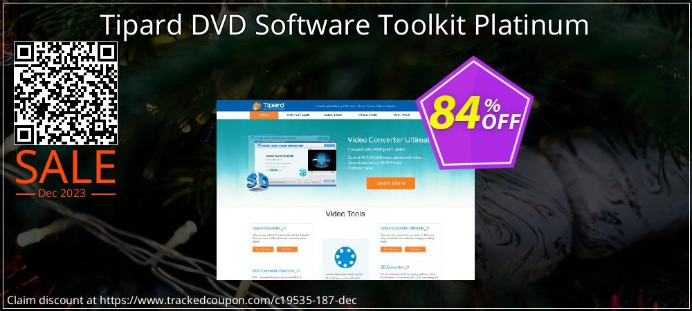 Tipard DVD Software Toolkit Platinum coupon on April Fools' Day offering sales