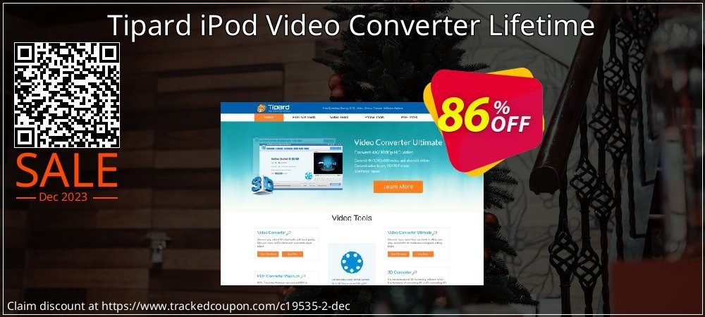 Tipard iPod Video Converter Lifetime coupon on April Fools' Day sales