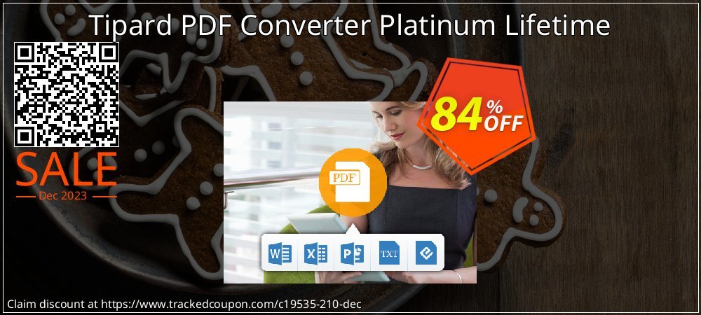 Tipard PDF Converter Platinum Lifetime coupon on National Walking Day deals