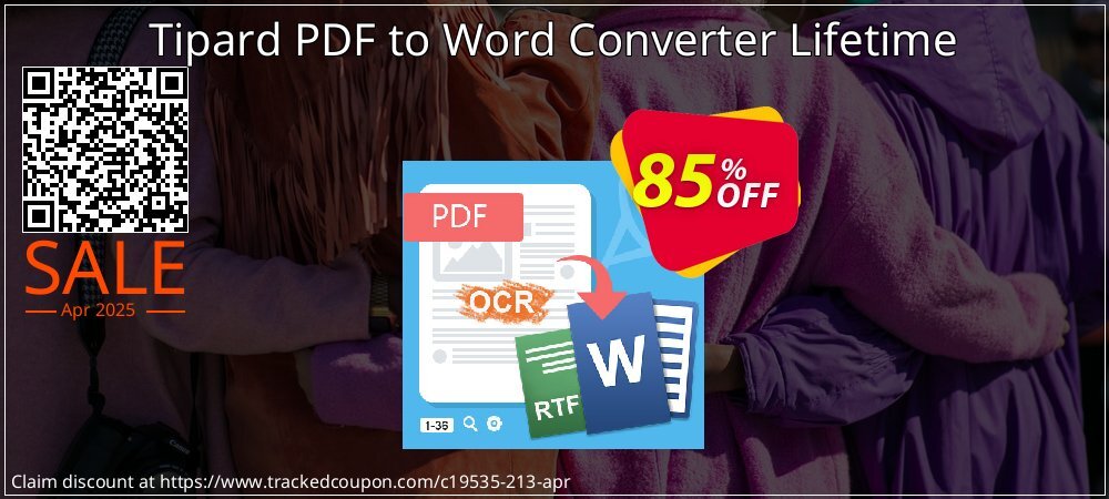 Tipard PDF to Word Converter Lifetime coupon on Easter Day offering discount