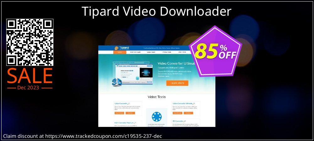 Tipard Video Downloader coupon on Working Day offer