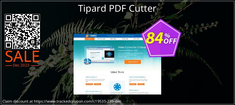 Tipard PDF Cutter coupon on Tell a Lie Day discount
